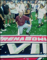 Lou Pickney at Arena Bowl XVII